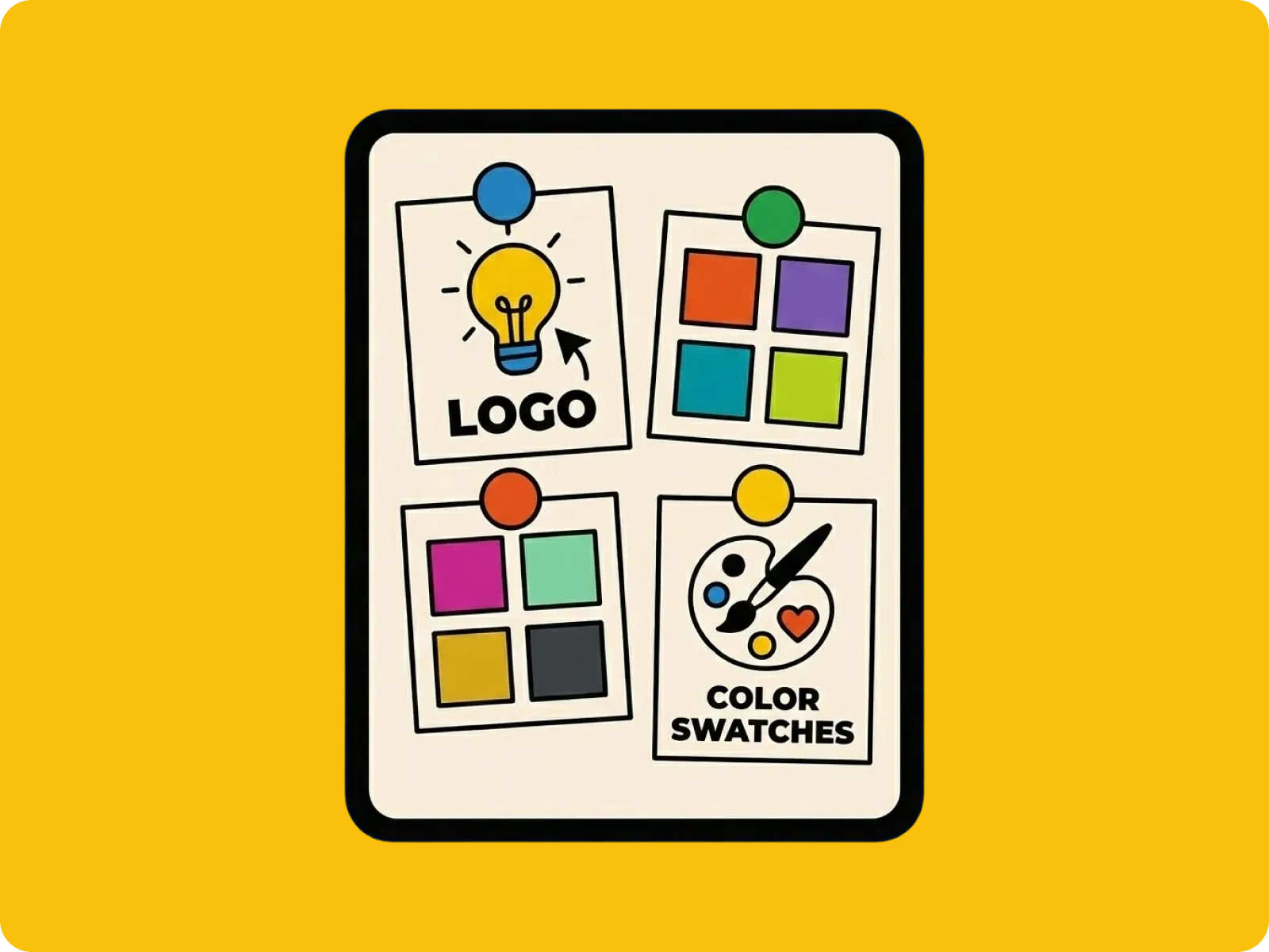 Brand settings panel showing logo and color extraction